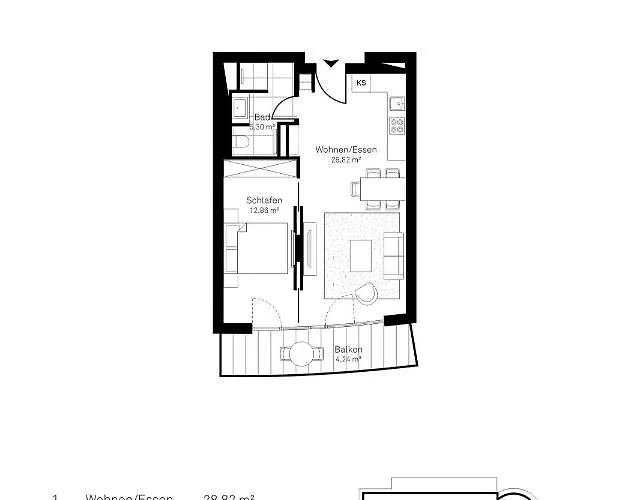 White Pearl 0.03 Apartment *